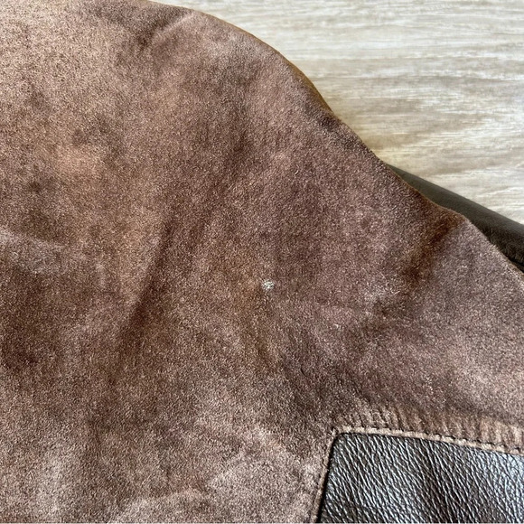 Vintage Coraggio Kollections Suede Smooth Leather Mixed Southwestern Coat - Picture 14 of 16